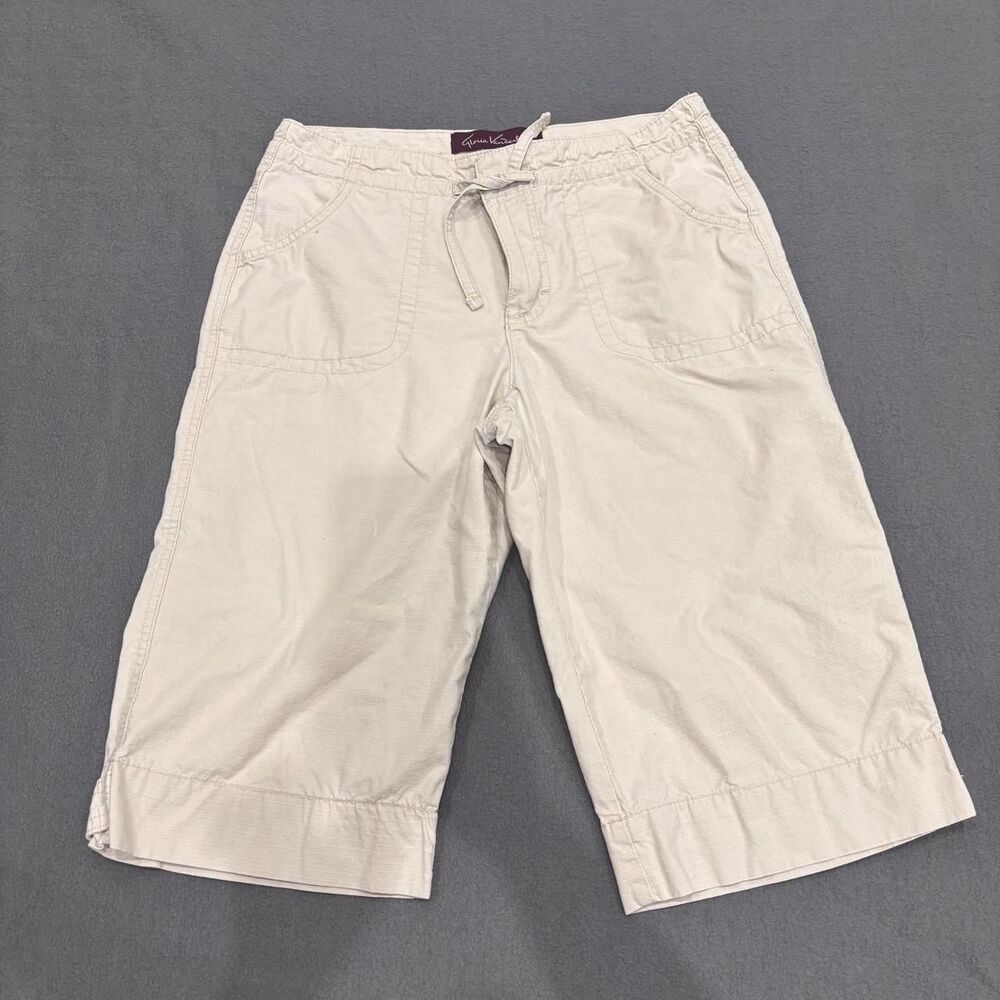Y2K capri pants with drawstring waist and pockets